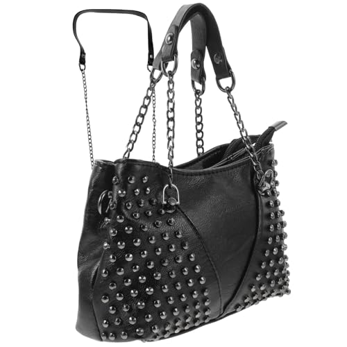 Bolso bandolera negro amplio para compras y uso diario sin perder confort