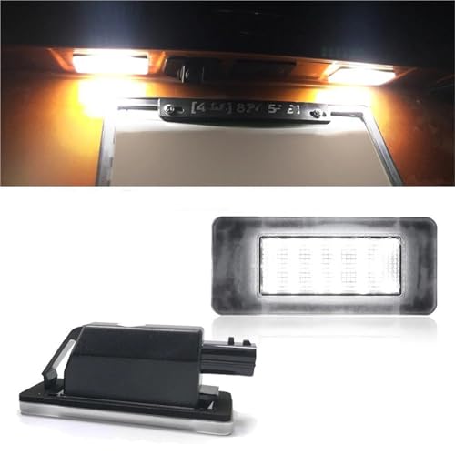 Luces matrícula para Dacia Duster soluciona la iluminación opaca con luces LED blancas 4