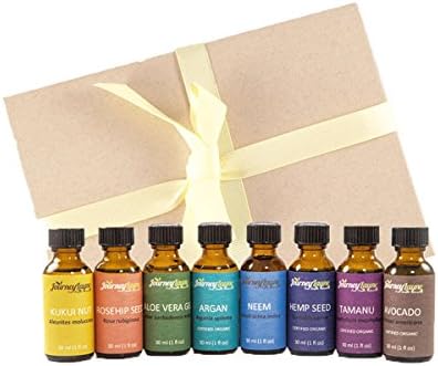 Carrier Oils Sampler Set - 8 Oils - 1 Oz Each