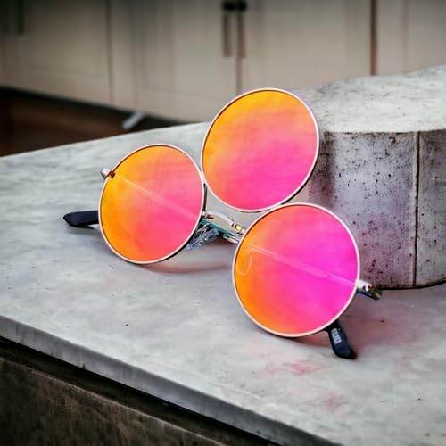 Third Eye Sunglasses Polarized UV400 Protection Unisex Prince Style Illuminati for Raves, Festivals, Concerts, Cosplay