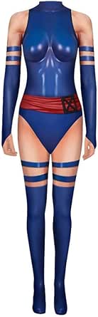 Amazon.com: Yragemz Adult Women Psylocke Cosplay 3D Bodysuit Psylocke