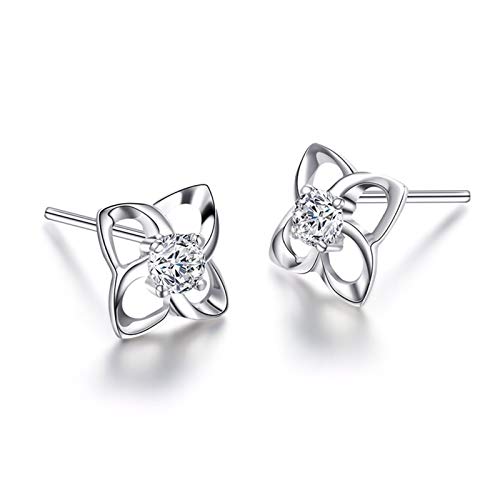 Daesar Orecchini Oro 18Kt (750) 0.05ct Fiore