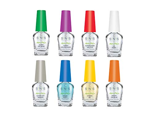 SNS Base Coat Nail Polish for Nail Dip Powder, Bases & Sealers Set - Long-Lasting & Fast-Drying Nail Strengtheners Gel Base for Colors - Low-Odor Dipping Powder Polish, No UV Lamp Required