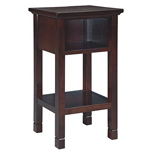 Signature Design By Ashley Marnville Rustic Wood Accent Table With Usb Hook Up, Brown #TOP20