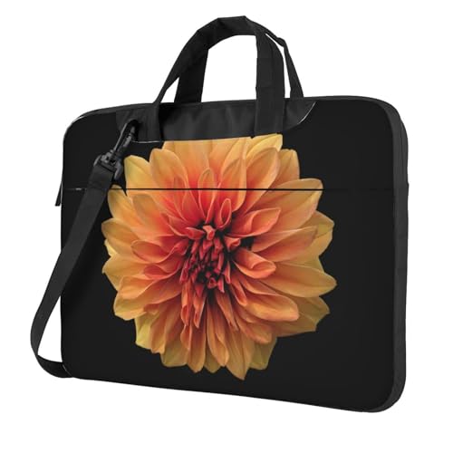 Salelf Orange Dalia for 360 Protection Laptoptasche für 13-15,6 Zoll Business Messenger Aktentasche