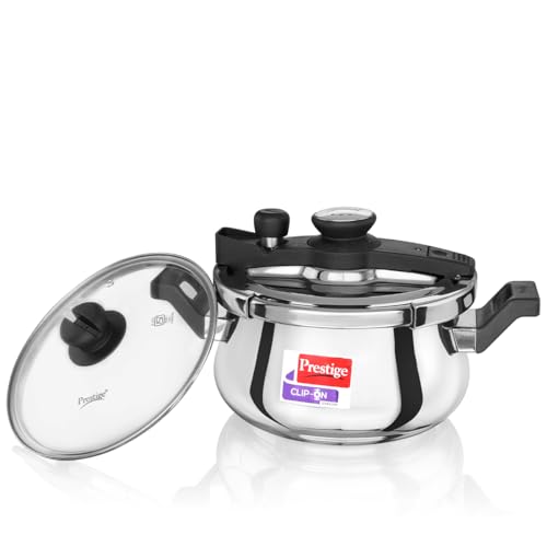 Prestige Svachh Clip-on 5 Litre Stainless Steel Pressure Handi