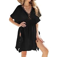 Nuovo Moda Copricostume Mare Donna Scollo V Copricostumi Abito da Spiaggia Vestito Spiaggia Pareo Mare Donna Copricostume Estivo