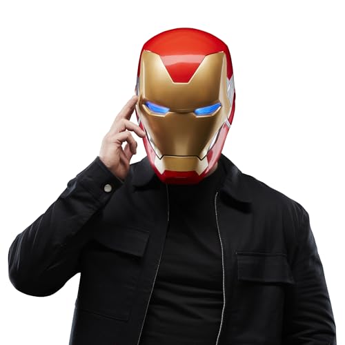 Marvel Legends Series Iron Man Premium Electronic Helmet with Light FX, Avengers: Endgame Adult Collectible Roleplay Gear - Image 6