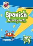 Spanish Activity Book for Ages 7-9 (with Online Audio) (CGP KS2 Activity Books and Cards)