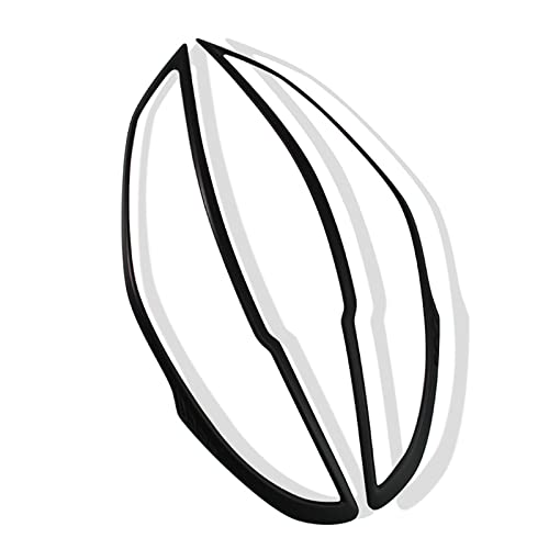 Couverture de phare noir mat pour feu arrière BT-50 protection ABS 4X4