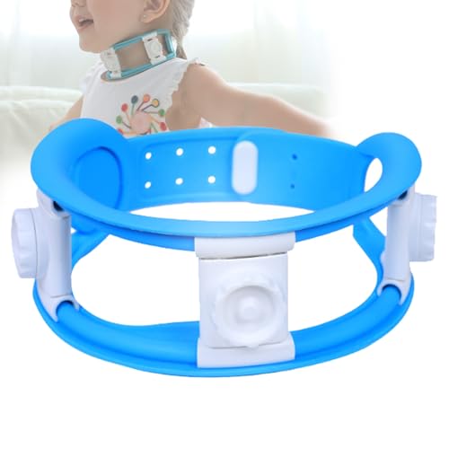 Zowdrix Baby Neck Tilt Corrector, Adjustable Silica Gel Slate-Neck Orthosis Effective Treatment of Congenital Muscular Torticollis, for 6 Months to 7 Years DivingBlue