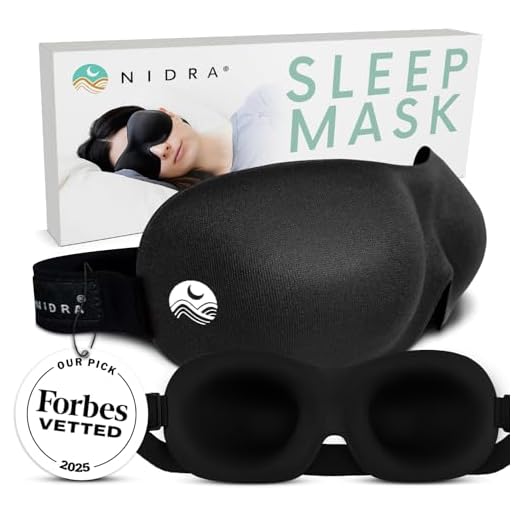 Nidra Contoured Sleep Mask for Side Sleepers