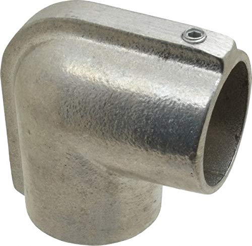 Hollaender - 1-1/2 Inch Pipe, 90° Elbow - Aluminum Alloy Pipe Rail Fitting (8 Pack)