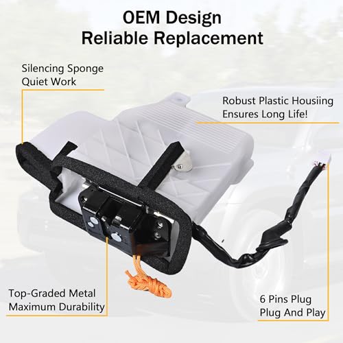 Image of EKLN Door Latch Assembly Rear Tailgate Latch Actuator Motor Compatible with 2003-2009 Toyota 4Runner 4.0L 4.7L Replace OE# 69110-35060, 69110-35062, 69110-35090