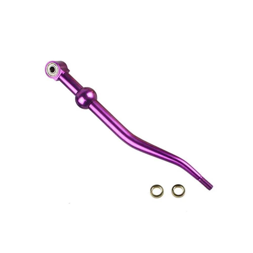 HYASDBWE Dual Bend Gear Shift Knob Short Shifter Quick Shift Throw for Civic for CRX 1988-2000 Gear Shifter Parts(Purple)