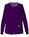 Cherokee Women's Workwear Core Stretch Warm Up Scrubs Jacket, Eggplant, Large