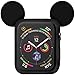 Lovely Cartoon Mouse Ears TPU Protective Cover for I Watch 40mm and 44mm, Anti-Scratch Soft Silicone Protector Bumper Frame Protective Case for iWatch Series 4 Girls Boys (Black, 40mm)