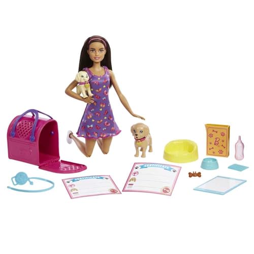 Barbie Pup Adoption Set with Color-Change