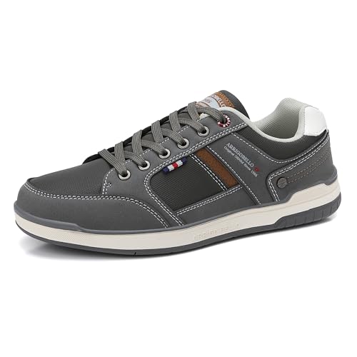 Image of ARRIGO BELLO Mens Casual Shoes Fashion Sneakers Breathable Comfort Classic Lace-Up Low Top Walking Shoes