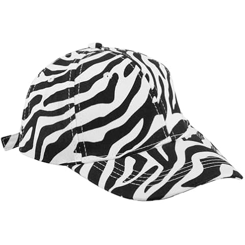 VALICLUD Zebra Print Baseball Cap for Women Cover
