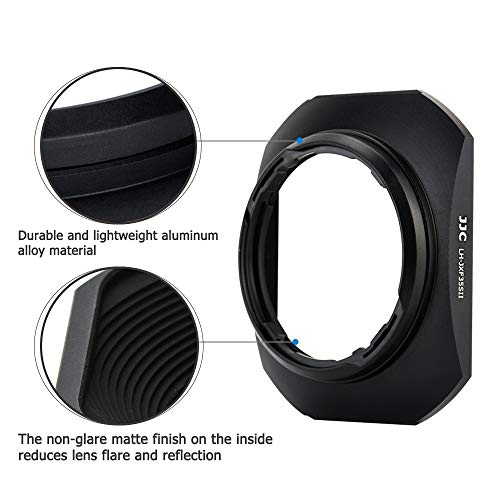 Image of JJC Metal Lens Hood Shade for Fuji XF 35mm F2 R WR, XF 23mm F2 R WR Lens | Bayonet, No Vignetting, Replaces Fujifilm LH-XF35-2 Lens Hood, with Protective Hood Cap, Not Affect to Use 43mm Lens Filter