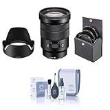 Sony E PZ 18-105mm f/4.0 G OSS Lens for Sony E, Bundle with ProOptic 72mm Digital Essentials Filter Kit, Cleaning Kit