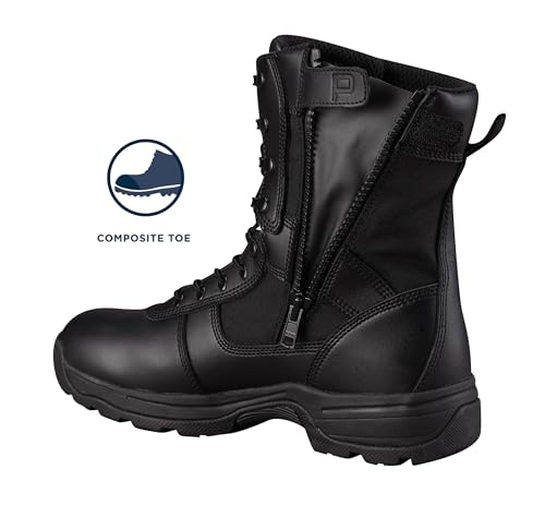 Propper Men's Series 100 8" Side Zip Boot Waterproof Comp Toe Military and Tactical2