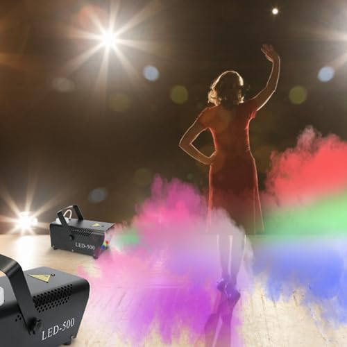 Máquina de Humo 400W con Luz LED RGB y Control Remoto miniatura 4