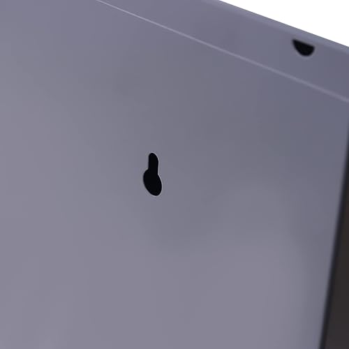 Miniatura 5 de Gdrasuya10 Gabinete de zapatos de pared gris sin montaje, zapatero de metal con 3 cajones, organizador de zapatos, gabinete de pared, diseño moderno