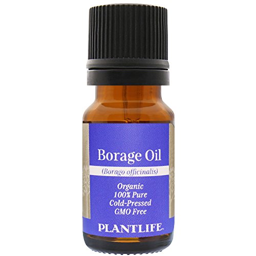 Plantlife Borage Seed Oil 10 ml - 100% Pure Cold Pressed Base Oil for Aromatherapy