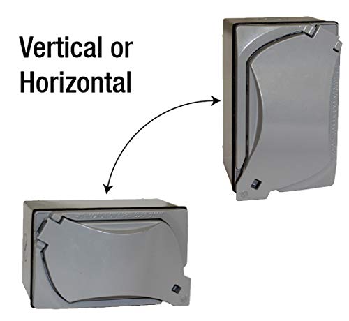 Sigma Engineered Solutions, Gray Sigma Electric 16446 Trwr Duplex Receptacle Kit With Universal Cover #TOP4