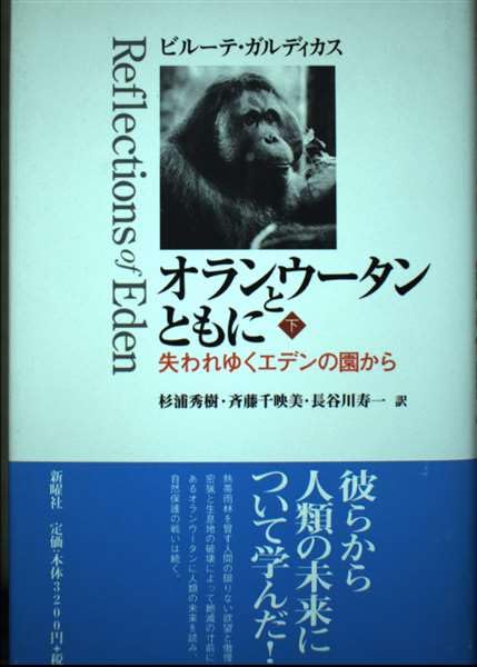【哀悼】オランウータンとともに失われゆくエデンの園から上下セット 初版 オランウータンとともに―失われゆくエデンの園から〈下〉 | ビルーテ