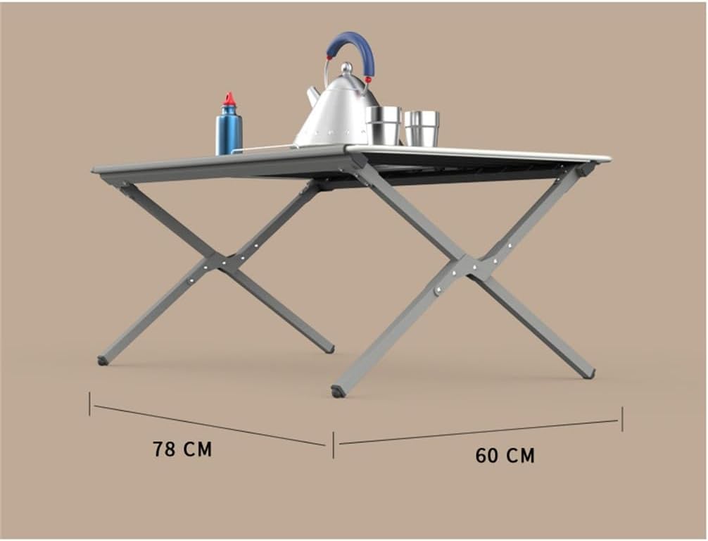 Aluminum Alloy Chicken Rolls Table Camping Equipment Outdoor Folding Table