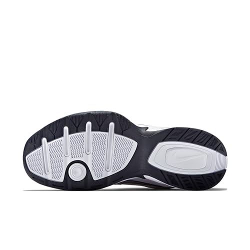 Nike Tênis masculino Air Monarch IV Cross Trainer, Branco/prata metálica., 7.5