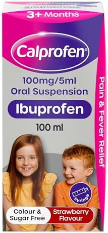 Calprofen Oral Suspension Ibuprofen (1 x 100 ml)
