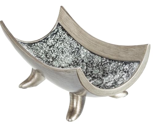 Schonwerk Silver Crackled Mosaic Bowl