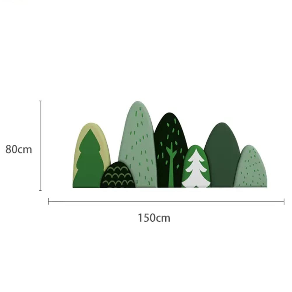 Paneles de Pared Pegatinas de Pared anticolisión para niños Acolchado de Pared de PU Paneles de Pared autoadhesivos 3D Acolchado de cojín de Pared para habitación de niños y niñas Etiqueta de patrón