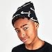 Nike Boys' (8-20) Knit Beanie Cap and Gloves Set Black White