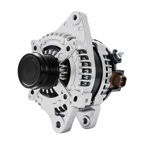 WAGSON 11385N Alternator 1.8L L4 Replacement for Toyota Corolla 2009-2011 Matrix 09-10 Pontiac Vibe 09-10 Scion xD 08-14 12897 1042102800 0986CR6103 AL3370X 6-Groove Clutch Pulley 100 Amp