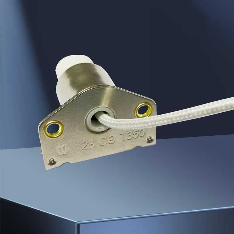 2 uds M-128B portalámparas de halogenuros metálicos 250V color chapado en hierro zinc resistente a altas temperaturas R7S portalámparas de metal personalizado