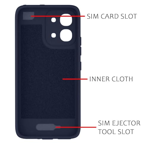 Image of Back Cover for Oppo F31 5G | MagFit Ring Design (Non-Magnetic) | Shockproof Protection | Anti-Slip Grip | Raised Camera Edges | Slim Protective Case for Oppo F31 5G / A6 Pro 5G /4G (Steel Blue)