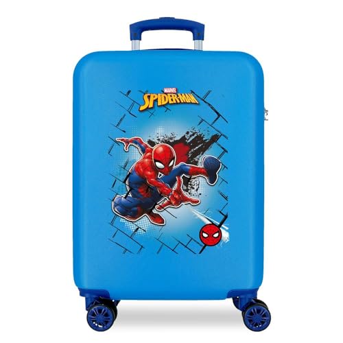 Marvel Spiderman Red, Equipaje Para Niños, Azul (Blue), 38x55x20 Cms