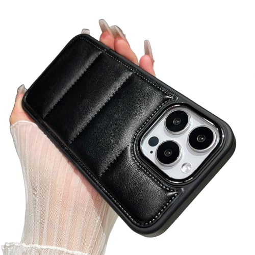 Coque silicone iPhone 12 Pro style doudoune pour l'hiver