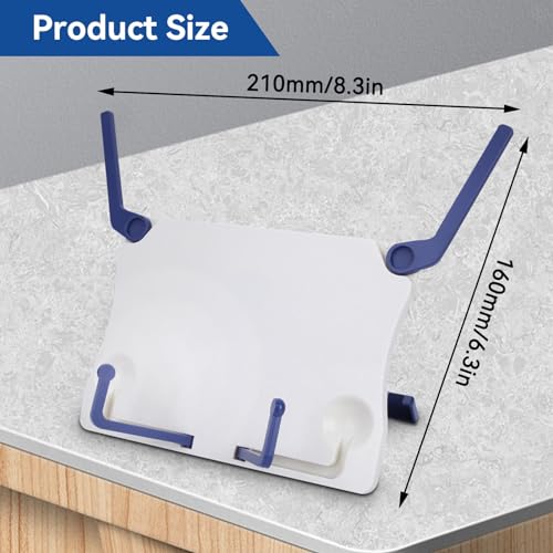 Desktop Stand for Sheet Music Foldable Music Book Stand, Reading Stand Bookrest, Table Music Stand, Cookbook Holder - Image 2
