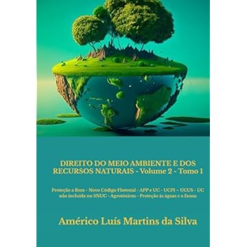 Capa do livro DIREITO DO MEIO AMBIENTE E DOS RECURSOS NATURAIS - Volume 2 - Tomo 1: Proteção a flora - Novo Código Florestal - APP e UC - UCPI – UCUS - UC não ... às águas e a fauna (Portuguese Edition)
