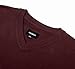 Krumba Men Oversized Sweater Vest: Plus Size Big Tall V Neck Cotton Pullover Burgundy 5XL