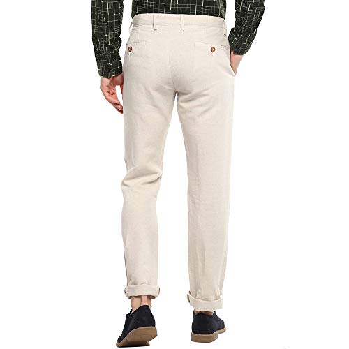 Image of blackberrys Mens 4 Pocket Solid Trousers