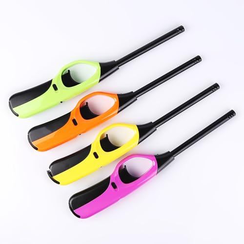 Pack de 4 Encendedores con Boquilla Larga Recargables miniatura 2