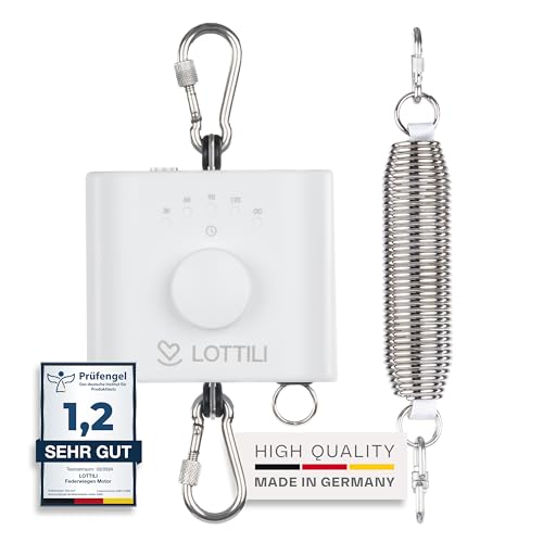 Lottili Federwiegen Motor | lautlos & selbstlernend | mit Timer &...