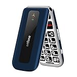 artfone F20 - Teléfono Móvil para Personas Mayores sin Internet, Color Azul 2G gsm, Pantalla a Color de 2,4 Pulgadas, Doble SIM, Botón de Llamada de Emergencia, Linterna, 1200 mAh
